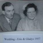 Eric Edward Bartlett when he married in 1957 to Gladys Muriel Cottrell (nee Lane)