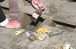 Things which have been buried under the floorboards for 60 years!