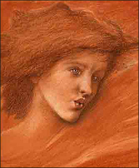 Study for Sponsa de Libano by Edward Burne-Jones