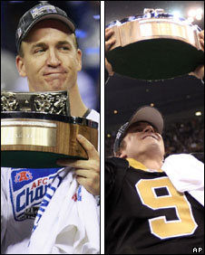 Peyton Manning and Drew Brees
