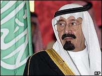 King Abdullah of Saudi Arabia