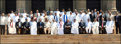 New Cabinet of 53 Ministers (photo Sudath Silva)