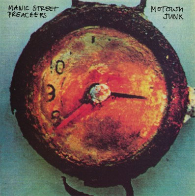 Cover artwork for Manic Street Preachers' Motown Junk single