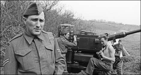 Re-enactment from WWII