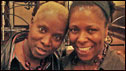 Angelique Kidjo and BBC Network Africa's Bola Mosuro