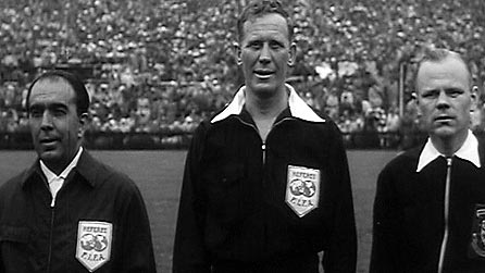 Mervyn Griffiths (right of picture) image provided by British Pathé