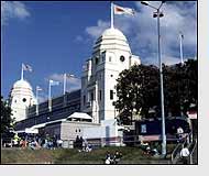 The famous twin towers of Wembley