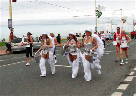 Beaverbrooks 27th 10k Fun Run through Blackpool in support of Cancer Research. Picture sent in by Jim Huntsman