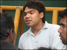 Namal Rajapaksa in Tangalle