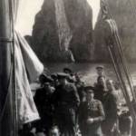 Sergeant Ronald Budd and members of the 26th Queens Royal Regiment going to the isle of Capri on board SS Linda 31 March 1946 for a pleasure day out.