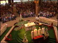 Communion in Knock Parish Church