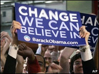 Supporters of Barack Obama
