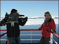 Filming on Endurance