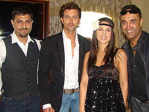 Pablo, Hrithik Roshan, Barbara Mori and Raj