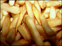 Patates kızartması İngiltere'e çok yaygın