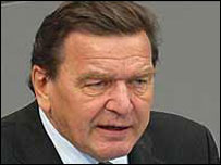 Almanya Başbakanı Schröder