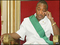 O ex-presidente liberiano Charles Taylor