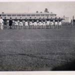 Football at Alemein Club, Cairo, Egypt. Football match between Cairo area services and Egyptian army.