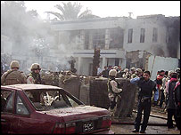 Irak'ta saldırının ardından olay yeri (arşiv)