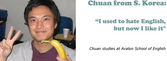 Chuan from S.Korea: 'I used to hate English but now I like it'