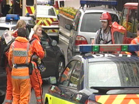 Emergency services in central London