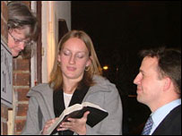 Nadine and Matthew Dodd spread the message