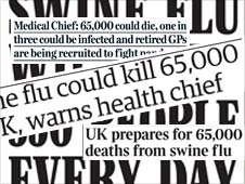 swine flu headlines
