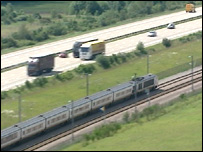 Cross Channel Rail Link and M20.