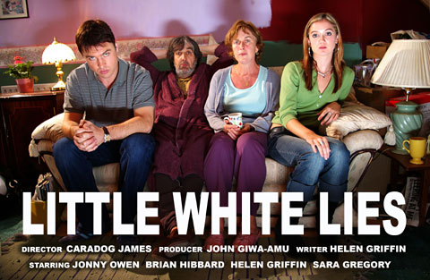 Little White Lies film poster. Image courtesy of Red and Black films