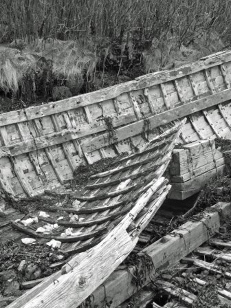 Boat ruin, Lochmaddy harbour 3