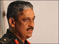 Sarath Fonseka (file photo)