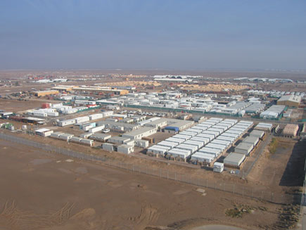 Aerial view of Basra Airport