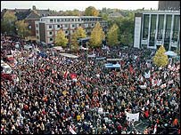Protesto gösterisi
