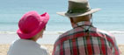 Image of a couple on a beach.