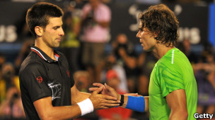 Novak Djokovic y Rafael Nadal
