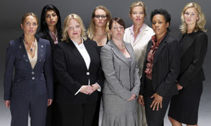 Kristina Grimes, Ghazal Asif, Gerri Blackwood, Natalie Wood, Sophie Kain, Katie Hopkins, Jadine Johnson & Naomi Lay in The Apprentice