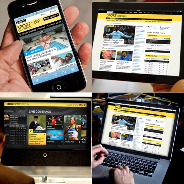 BBC Sport on many different devices