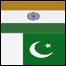 भारत-पाकिस्तान के झंडे
