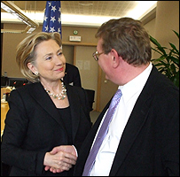 Hillary Clinton and Mark Mardell