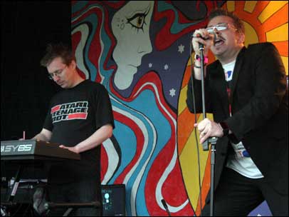 The Audacity on the Friday Session Introducing stage at Nozstock 2009