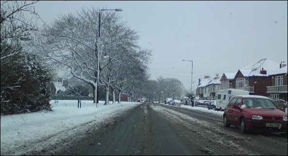 Snow in Bristol, Feb. 2009 (Photo: Ian Fergusson)