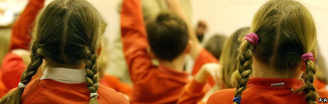 Lesson in a school