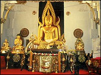 Buddhist statue in temple