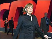 CDU'nun Genel Başkanı Angela Merkel