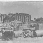 The Roman ruins at Baalbec in the Lebanon in 1942.
