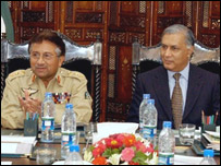 صدر مشرف اور شوکت عزیز