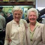 Carol Relph and Rita Buckley at the VJ Commemoration event at the Border Regiment Museum, Carlisle Castle.