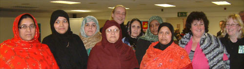 Bob Flowerdew, Pippa Greenwood and members of ..... in Bradford