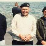 Leslie Leney and fellow members of the Royal Observer Corps and Seaborne Association
