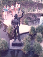 A statue of John Lennon